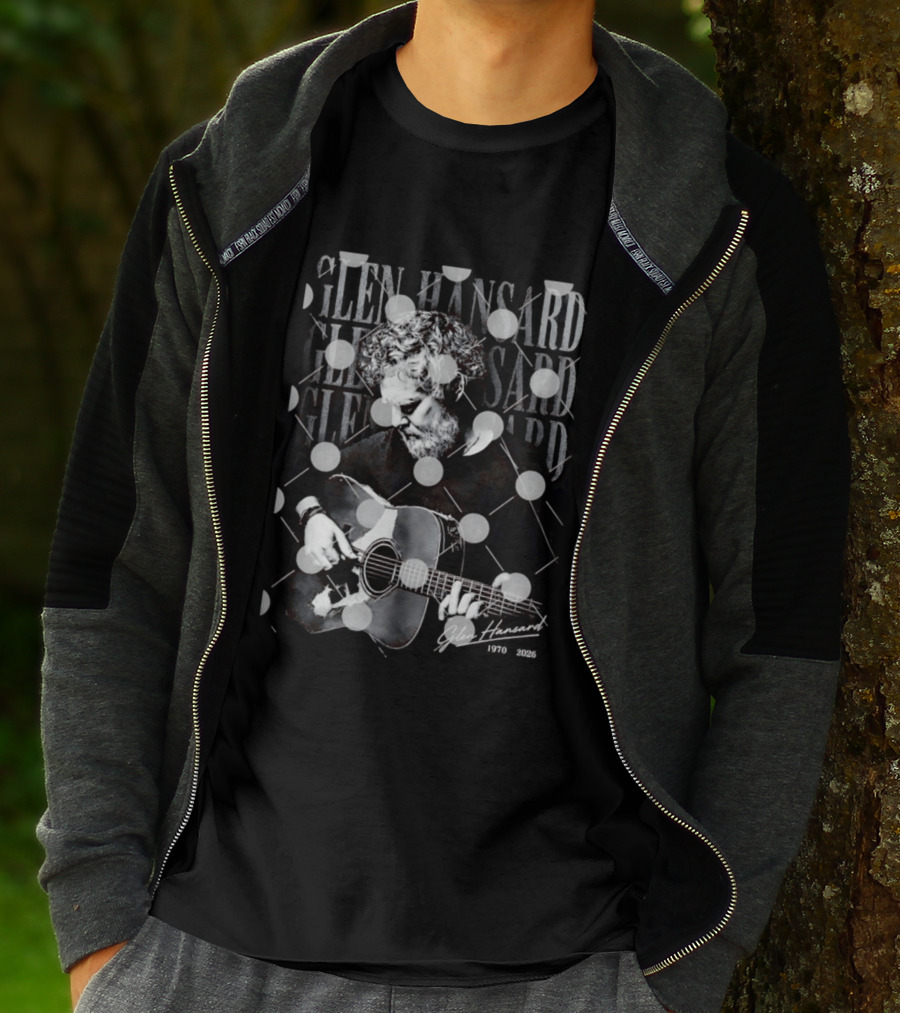 Glen Hansard 1970 2026 Singer Songwriter Musician Playing Guitar T-Shirt