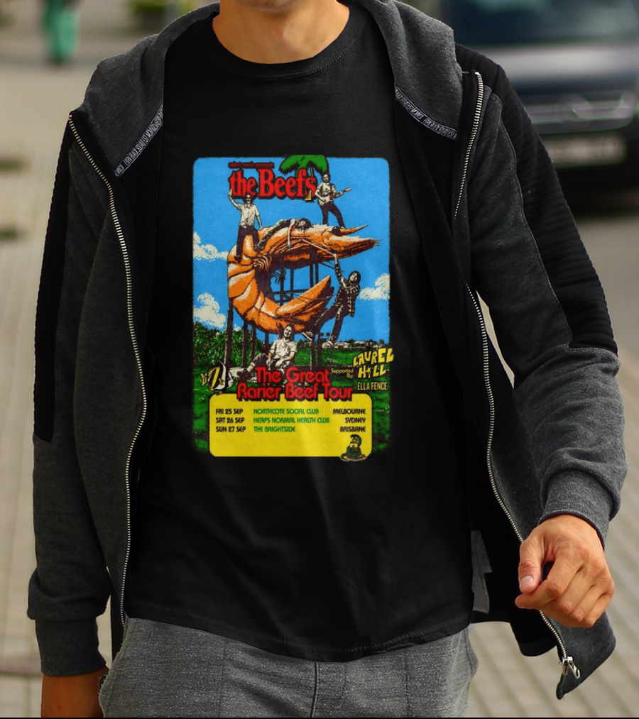 The Beefs 2026 The Great Rarier Beef Tour Melbourne Sydney Brisbane T-Shirt