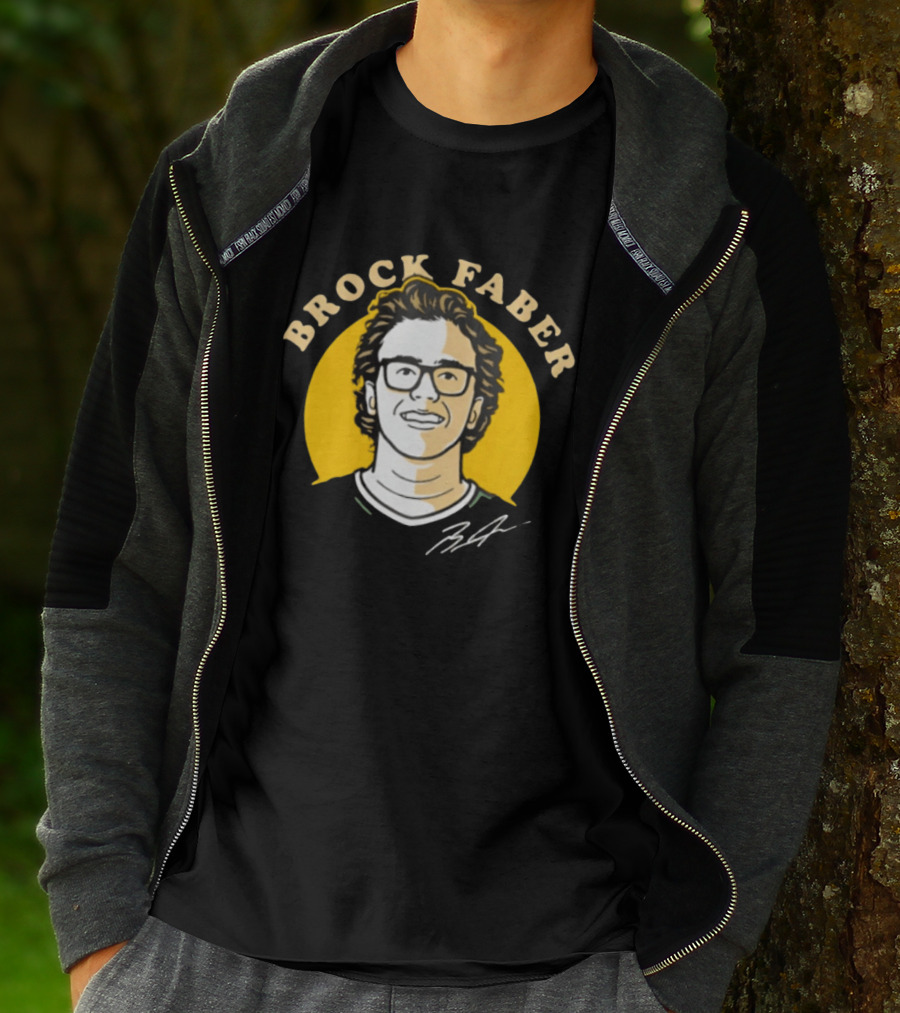 Brock Faber Minnesota Wild Comicstyle T-Shirt