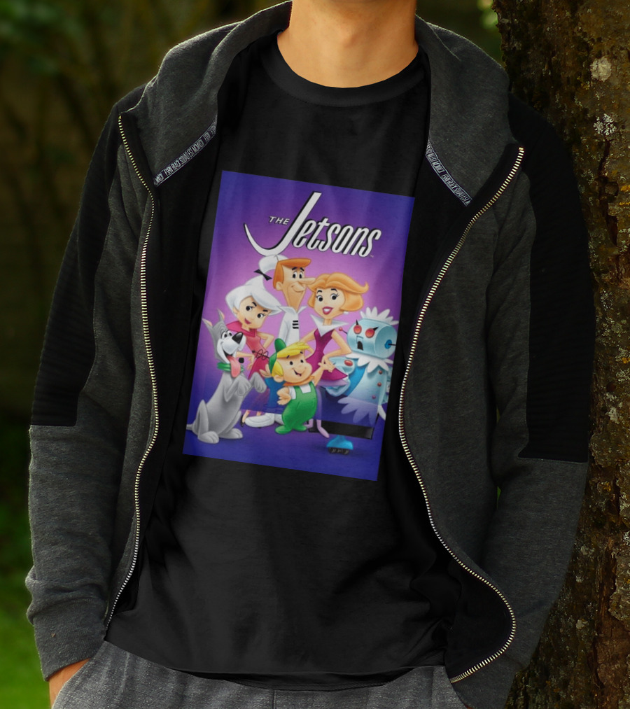 The Jetsons Family 2062 Animation Characters T-Shirt