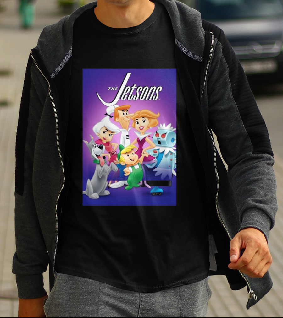 The Jetsons Family 2062 Animation Characters T-Shirt