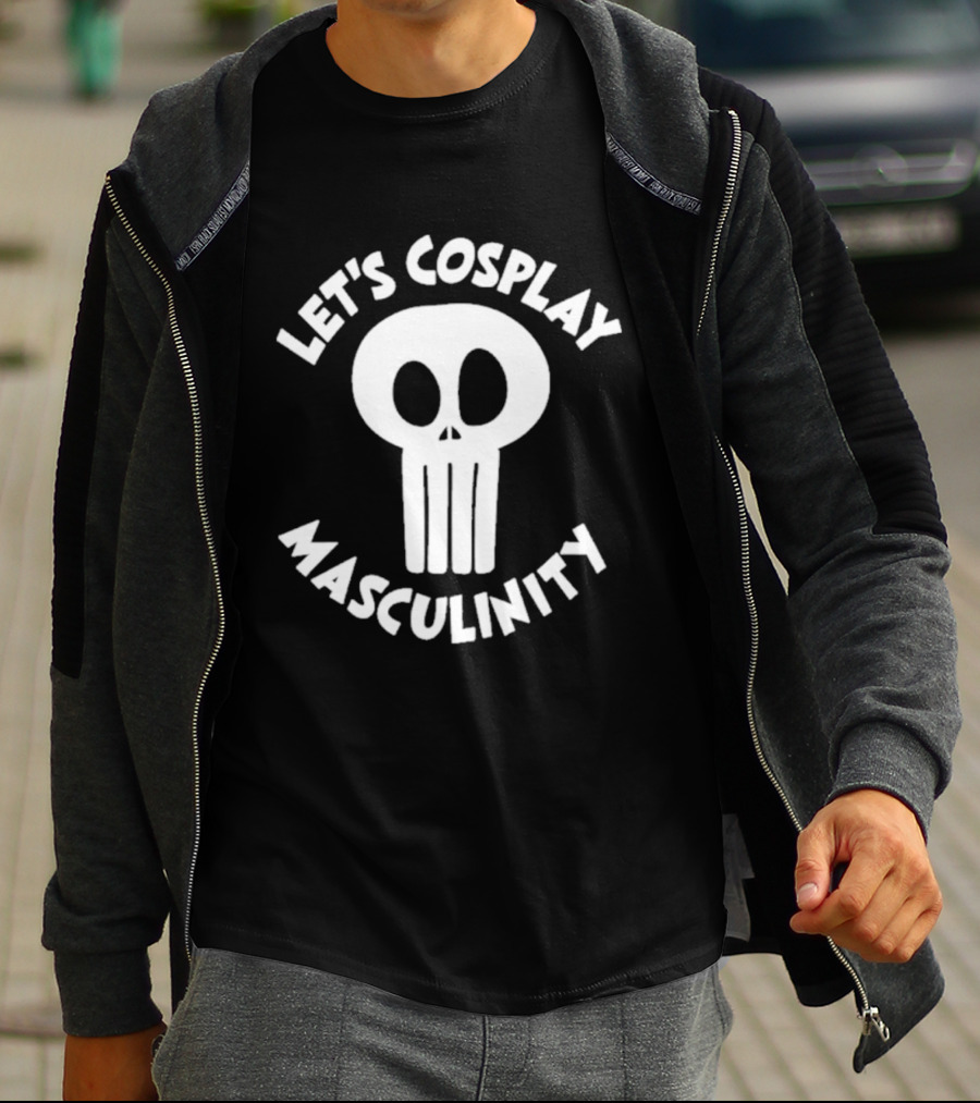 Let's Cosplay Masculinity Skull T-Shirt