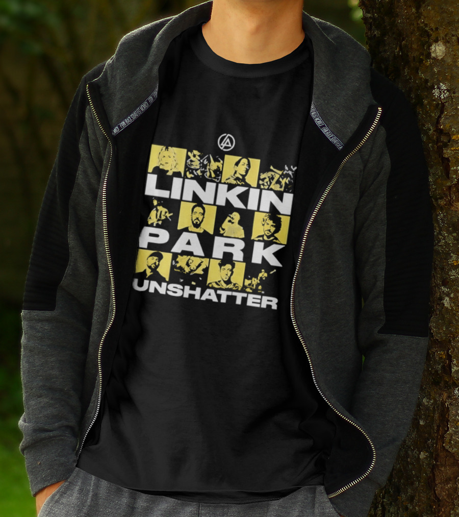 Linkin Park Unshatter Band Members Alternative Rock Compilation T-Shirt