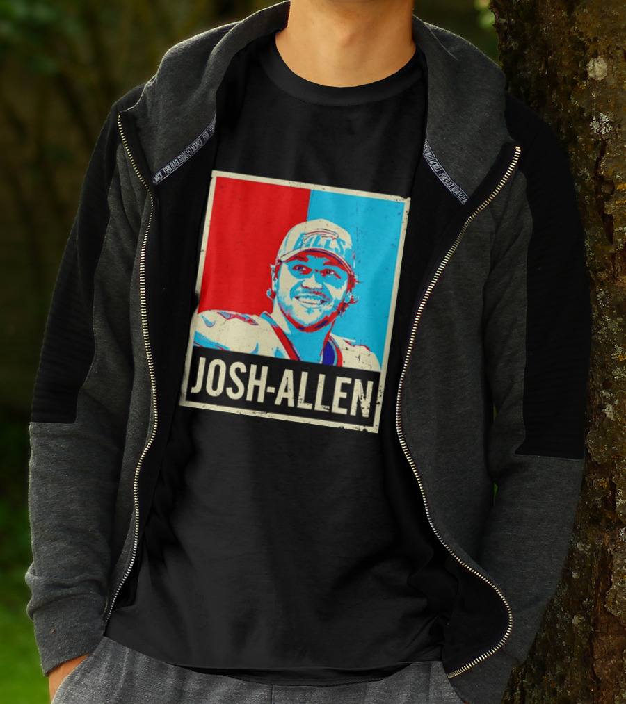 Distressed Josh Allen Buffalo Bills Pop T-Shirt