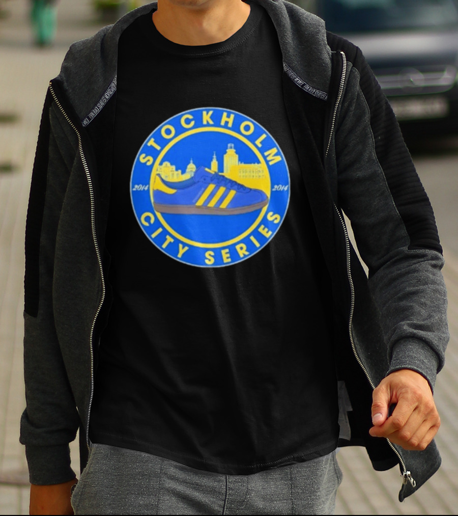 Stockholm City Series Adidas Sneaker 2014 Skyline T-Shirt