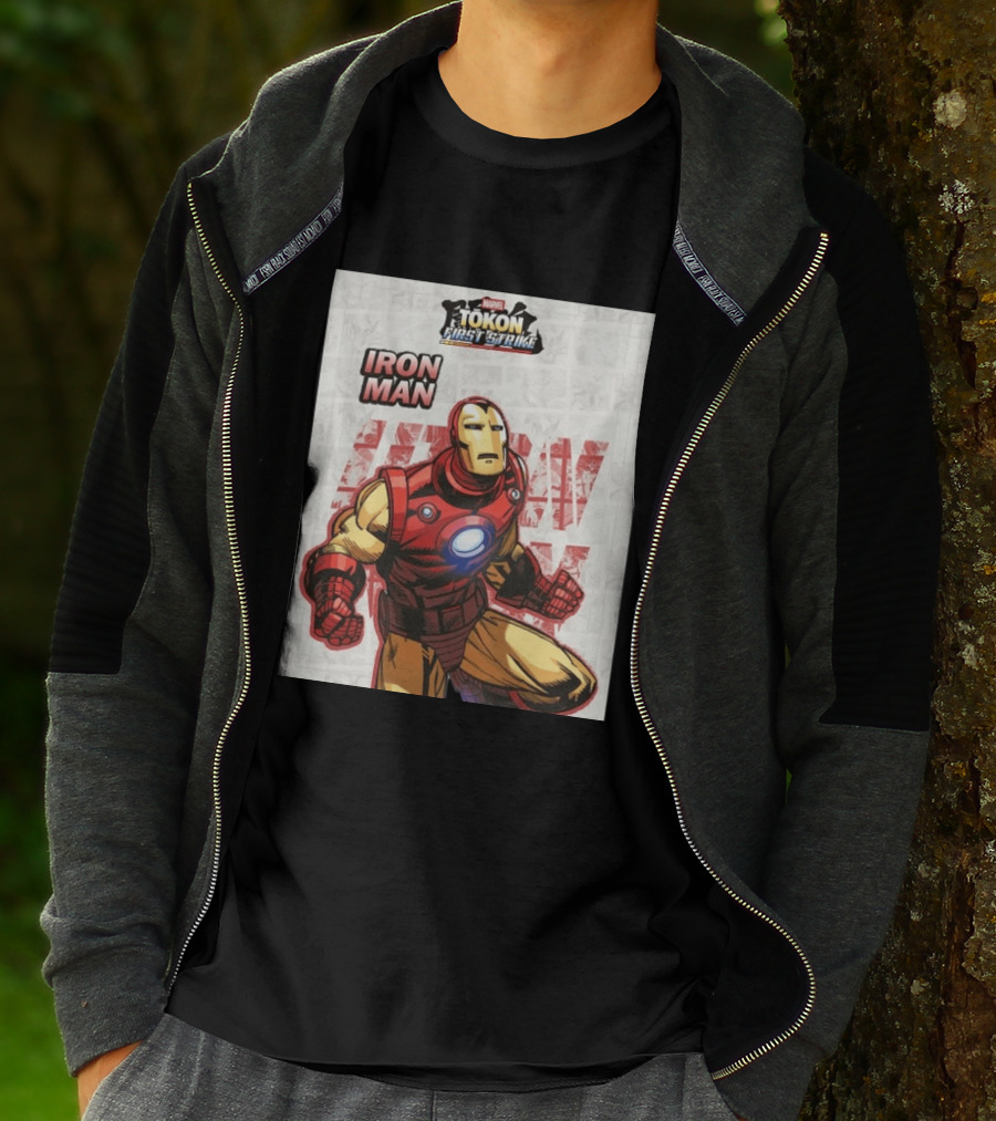 Marvel Tokon First Strike Iron Man Comic T-Shirt