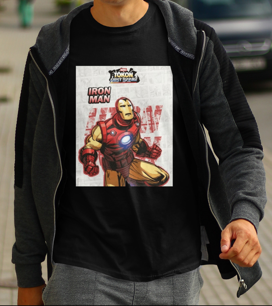 Marvel Tokon First Strike Iron Man Comic T-Shirt