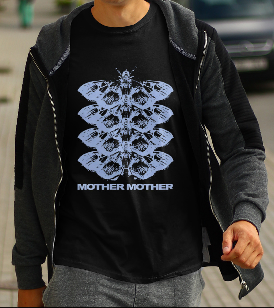 Mother Mother Moth Stack Indie Rock Band T-Shirt