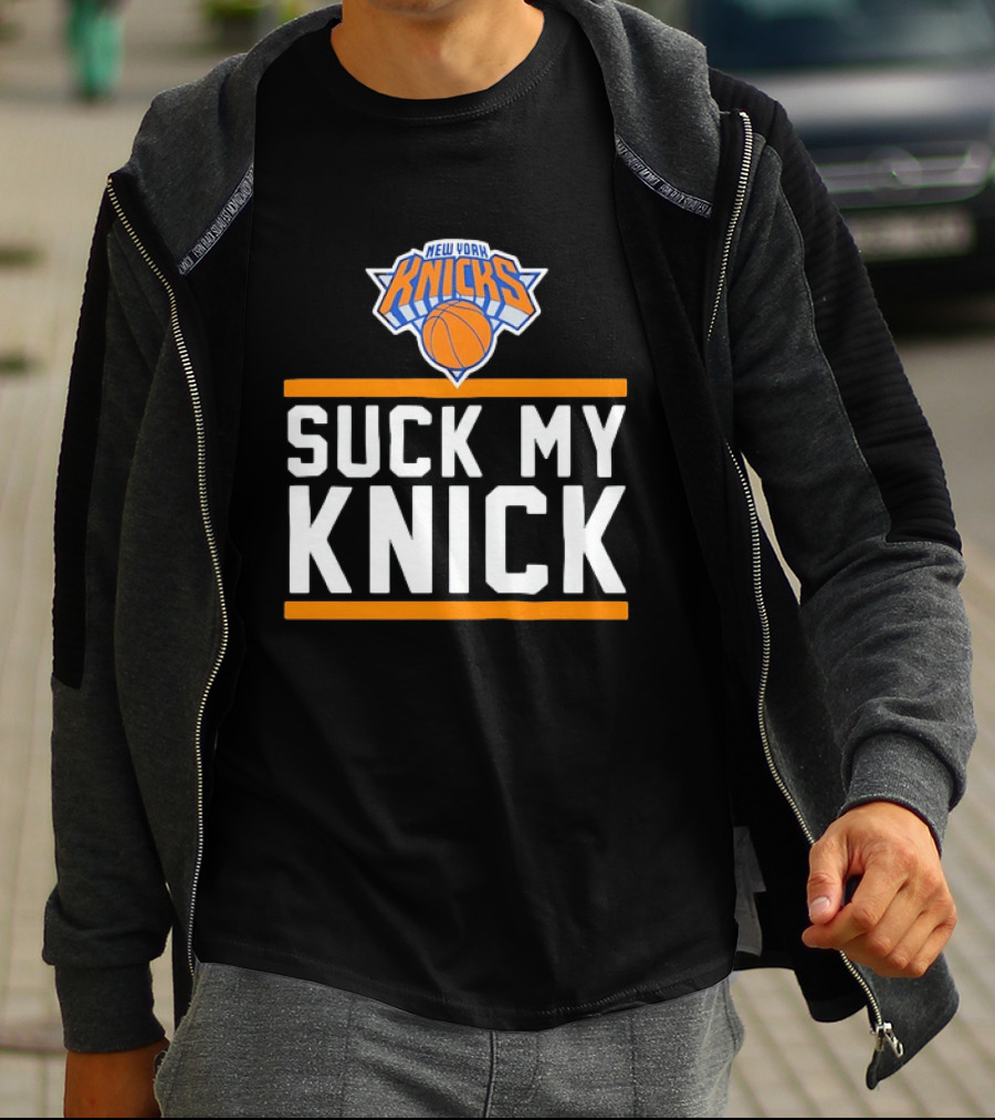 New York Knicks Suck My Knick NBA Basketball T-Shirt