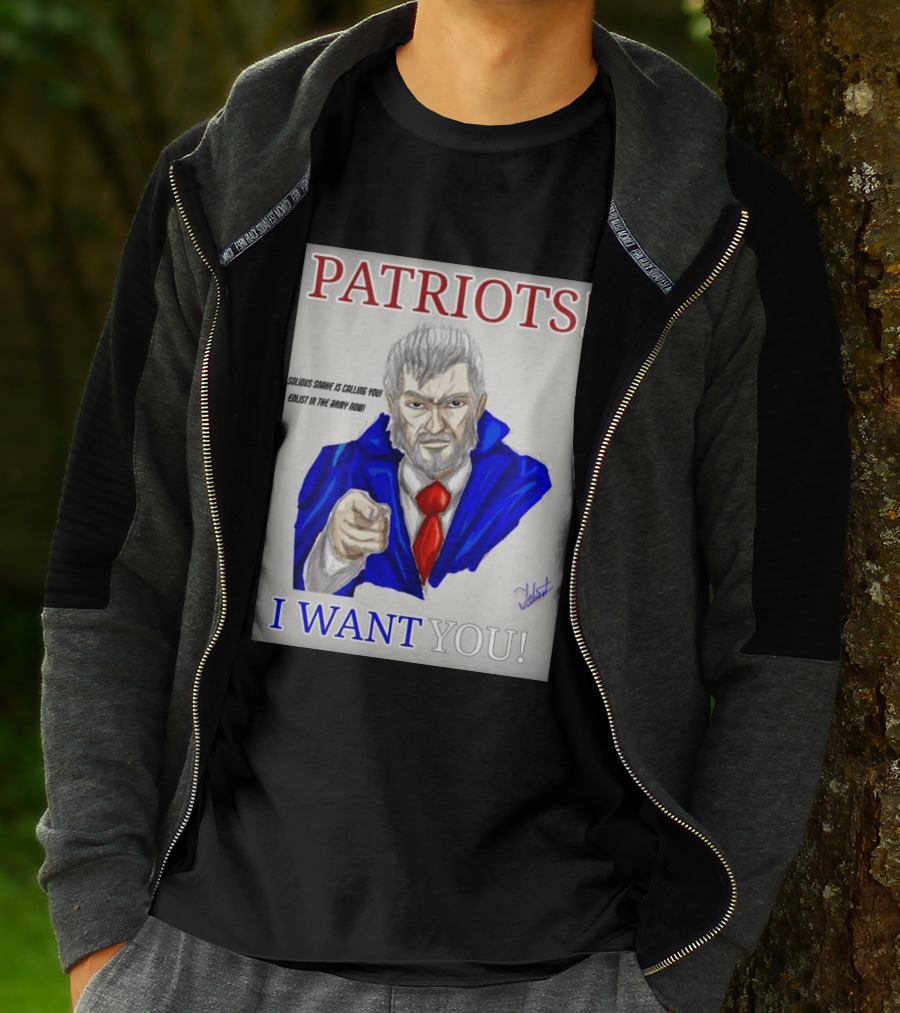 Patriots Solidus Snake Is Calling You Enlist In The Army Now I Want You T-Shirt