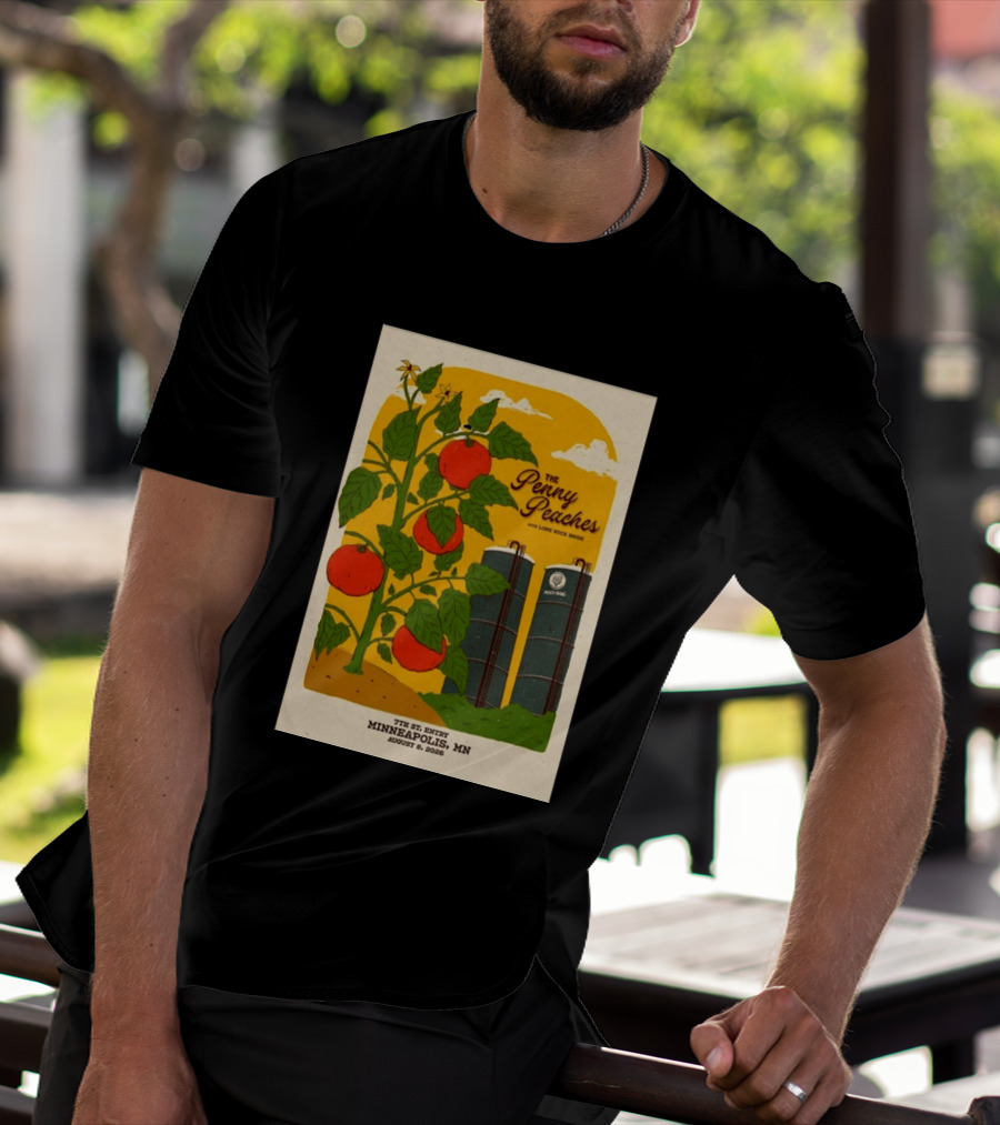 Penny Peaches With Loose Rope Series 7th Street Entry Minneapolis MN August 8 2026 T-Shirt