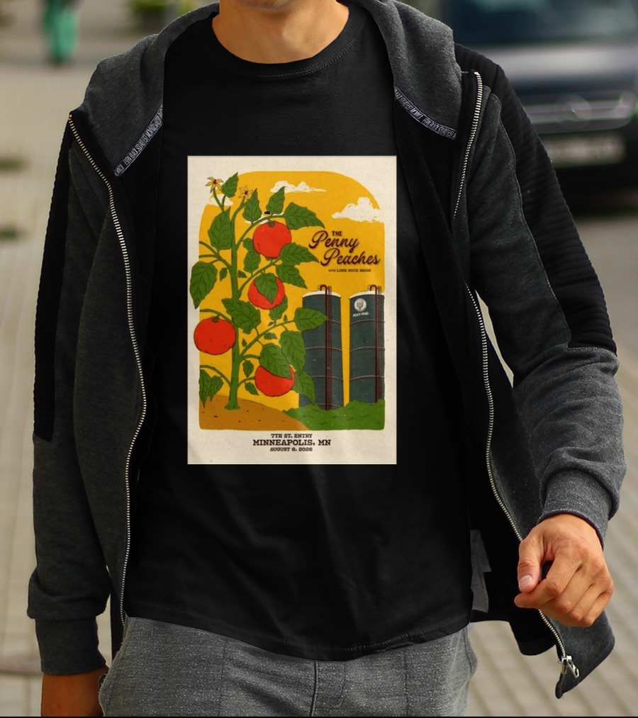 Penny Peaches With Loose Rope Series 7th Street Entry Minneapolis MN August 8 2026 T-Shirt