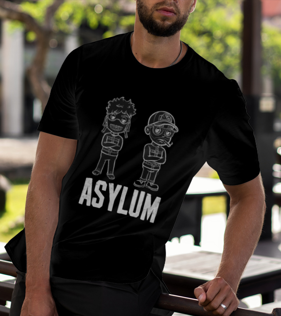 Asylum Remake Store Cartoon Characters T-Shirt