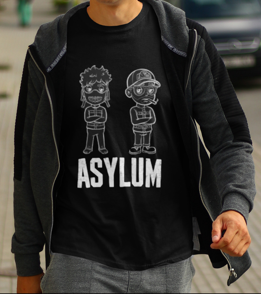 Asylum Remake Store Cartoon Characters T-Shirt