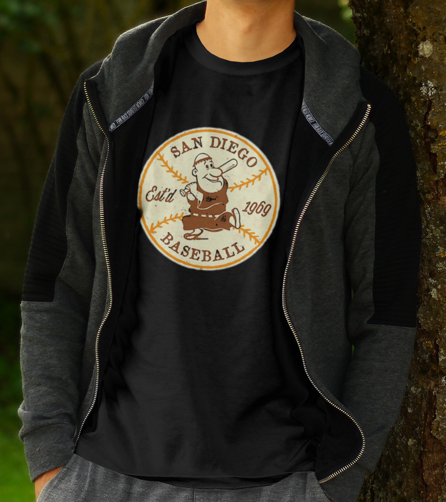 San Diego Padres Swinging Friar Est’d 1969 T-Shirt