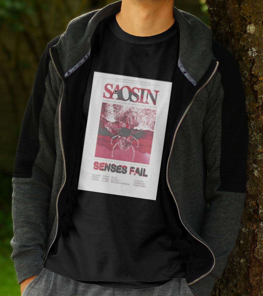Saosin Sense Fail 2026 New Zealand Tour T-Shirt