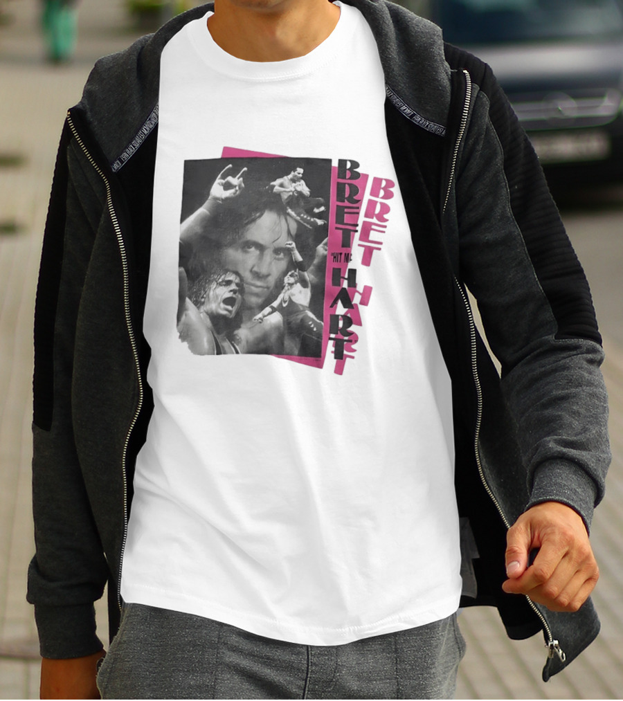 Bret Hit Man Hart WWF Wrestling Legend T-Shirt