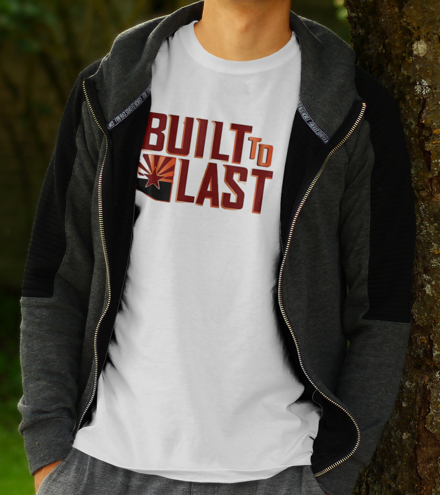 Built To Last Arizona State Flag Star Sunburst T-Shirt