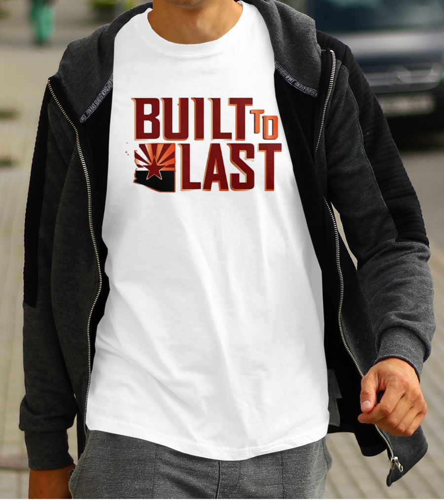 Built To Last Arizona State Flag Star Sunburst T-Shirt