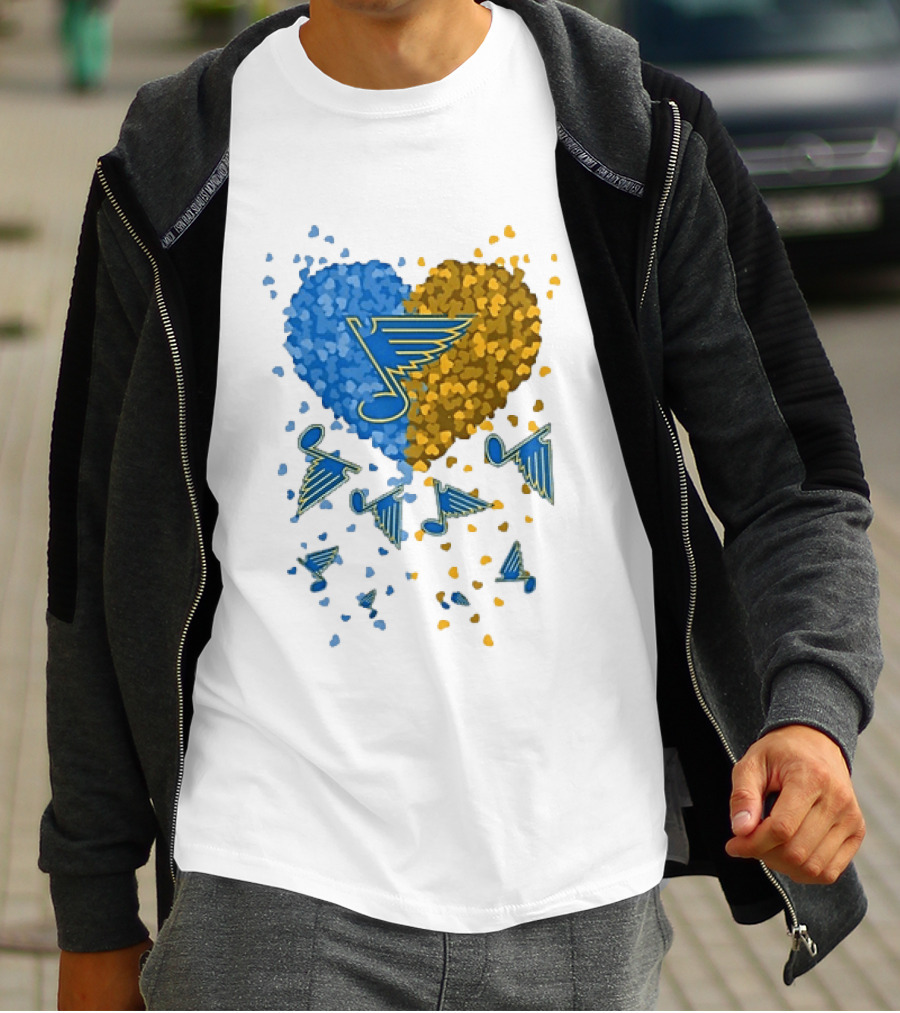 Classic St Louis Blues Heart NHL Hockey 2026 T-Shirt