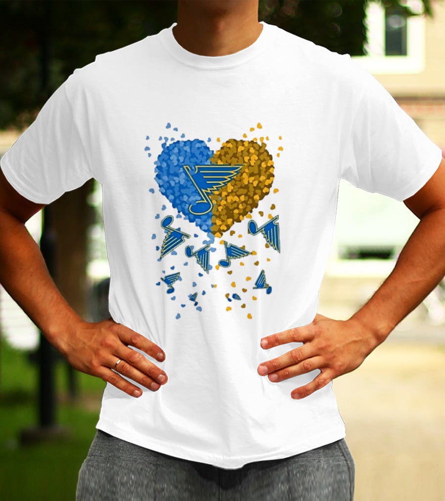 Classic St Louis Blues Heart NHL Hockey 2026 T-Shirt