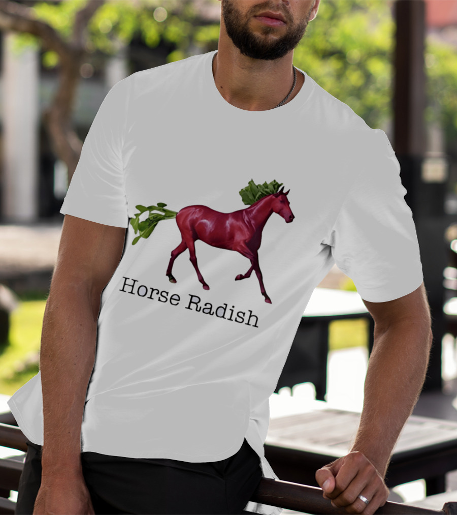 Horse Radish Vegetable Pun Humor T-Shirt