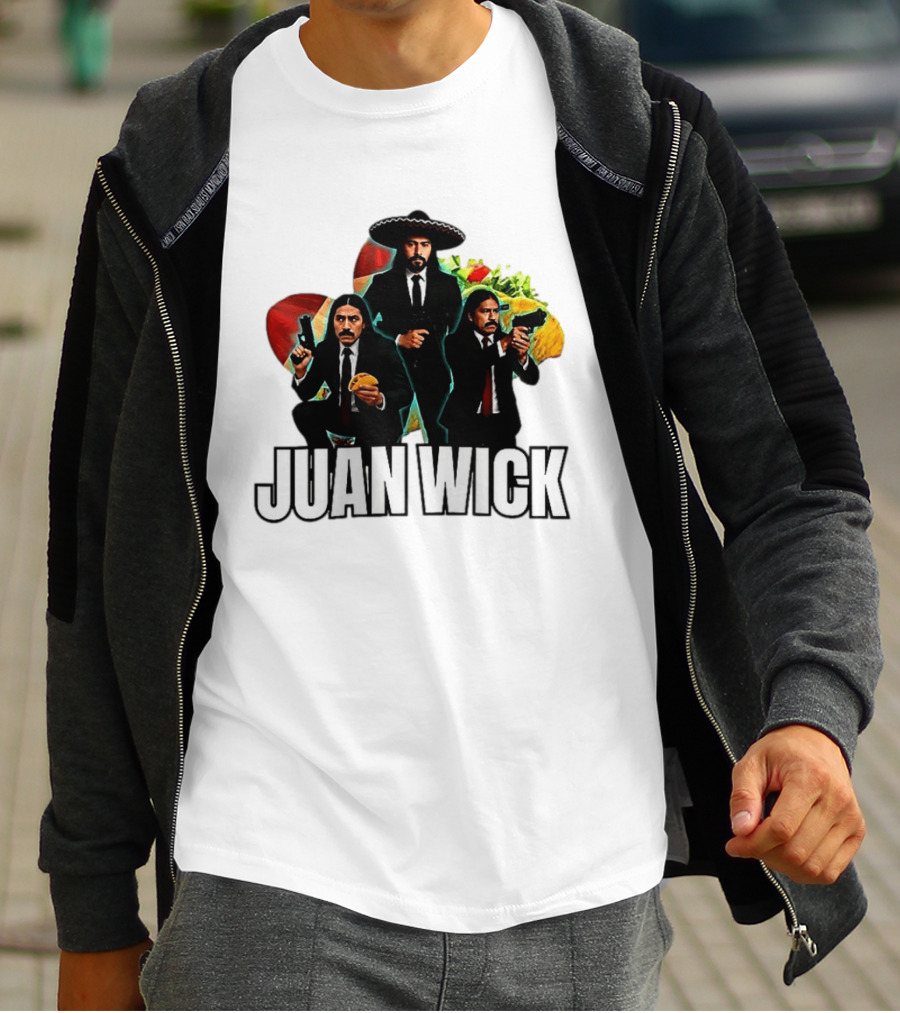 Juan Wick John Wick Taco Sombrero Mexican T-Shirt