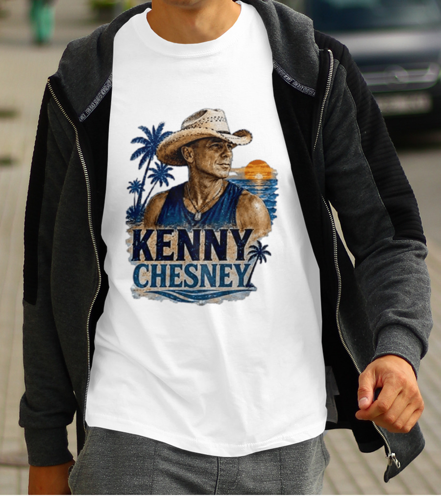 Kenny Chesney Is My Jam Tropical Beach Sunset Vibes T-Shirt