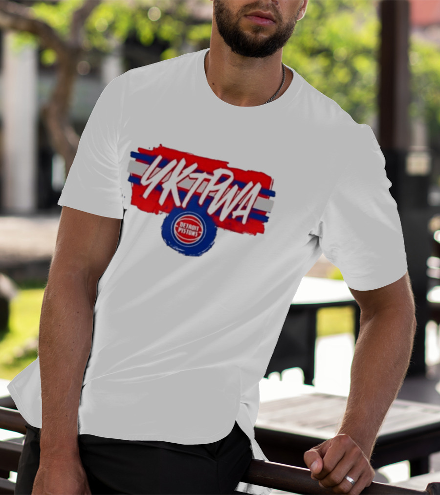 Yktpwa Detroit Pistons Celebration T-Shirt