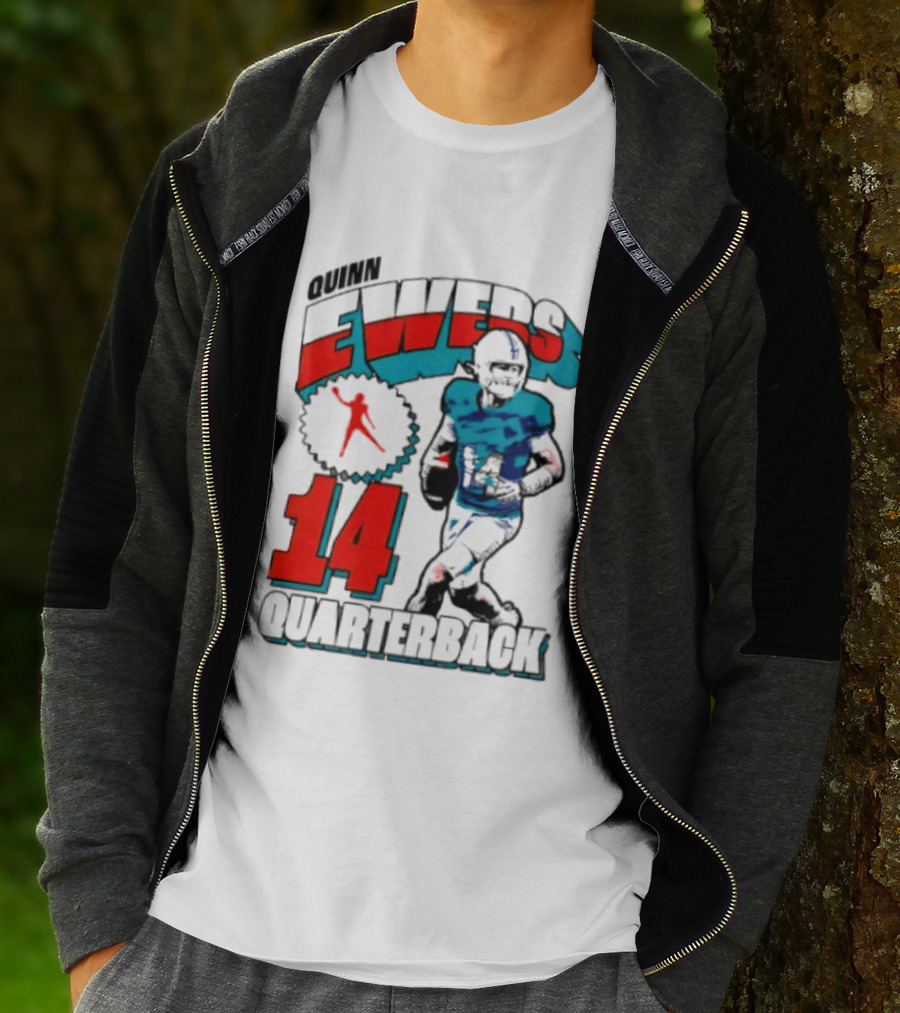 Quinn Ewers Miami Dolphins 14 Football Quarterback T-Shirt