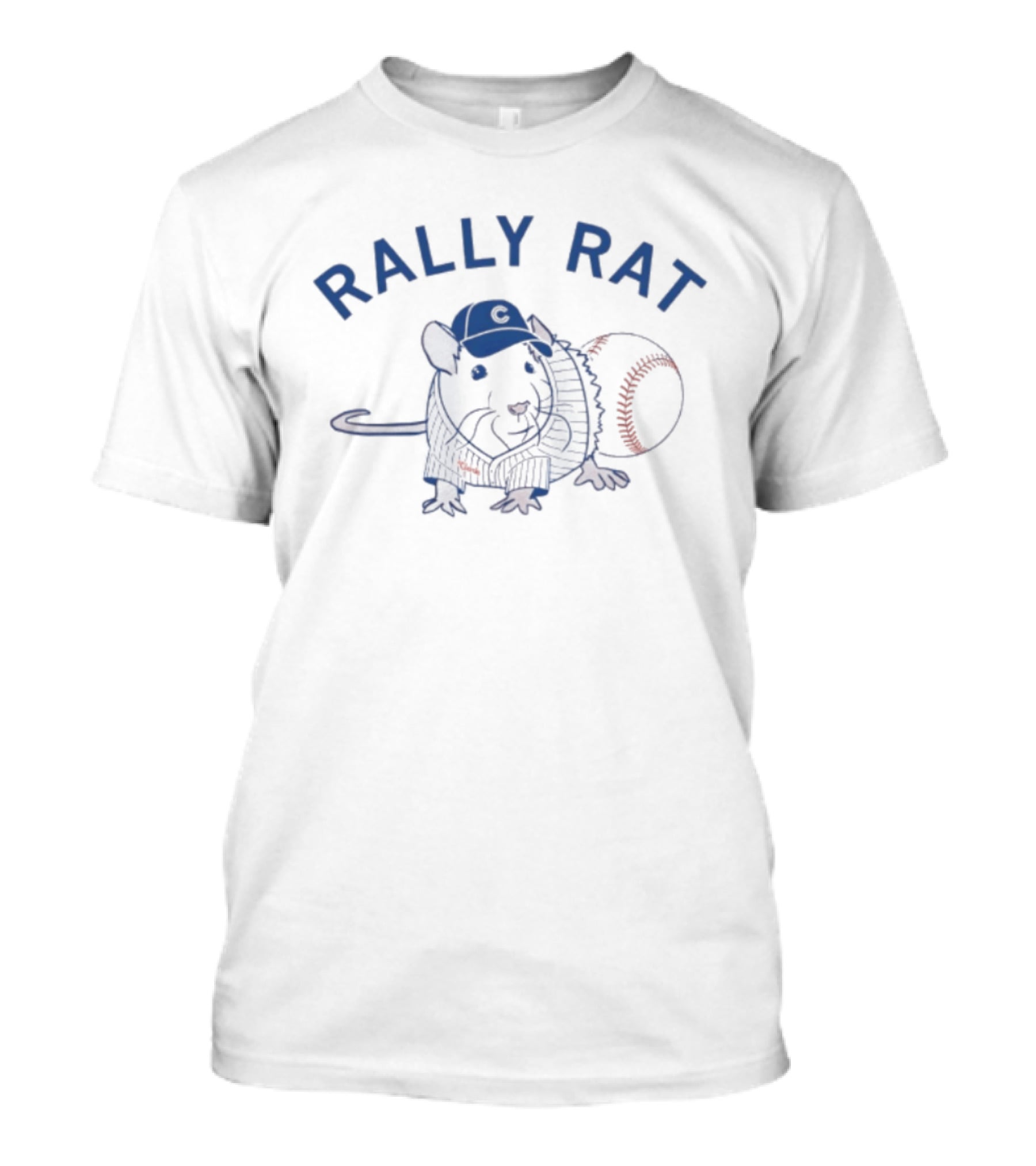 Rally Rat Chicago Cubs Baseball MLB 2026 Meme Cap Ball T-Shirt