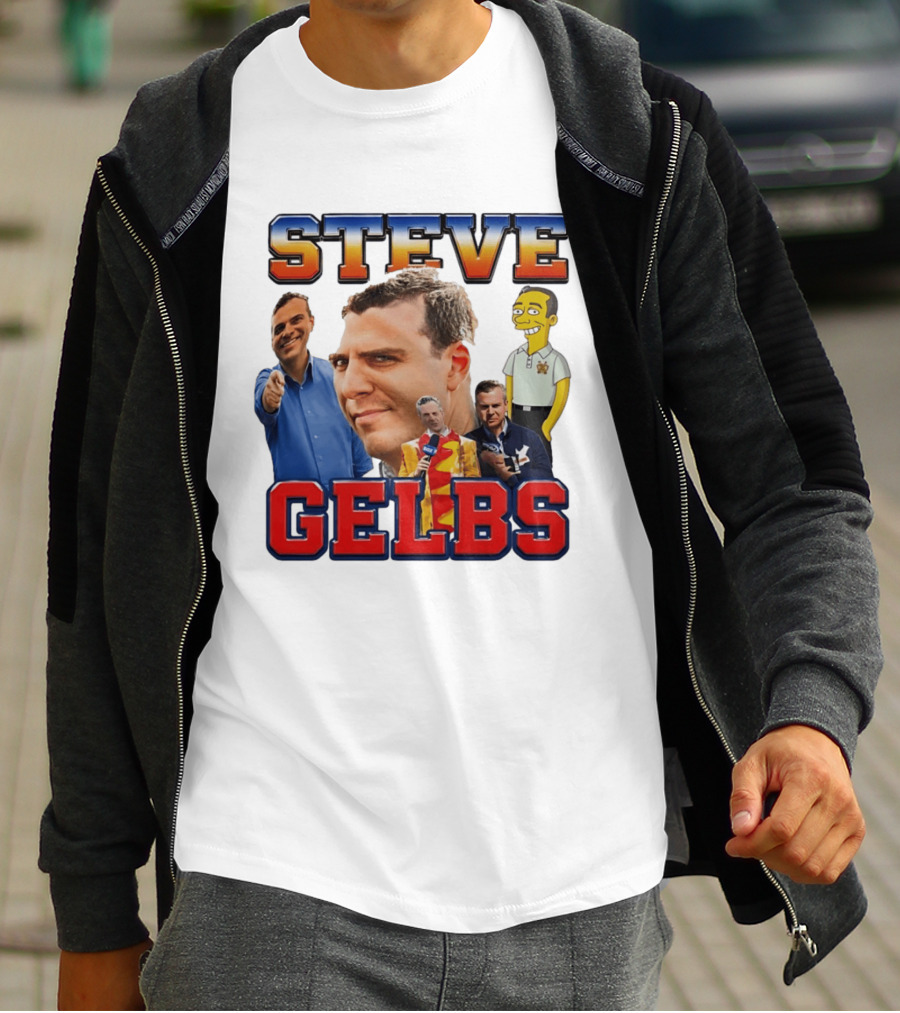 STEVE GELBS SNY Mets Broadcaster Sports Reporter T-Shirt