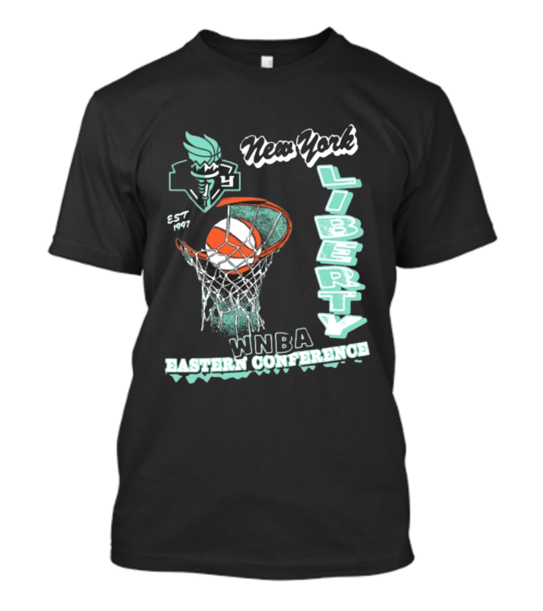 New York Liberty WNBA Eastern Conference 47Brand Store 47 Foundation T-Shirt