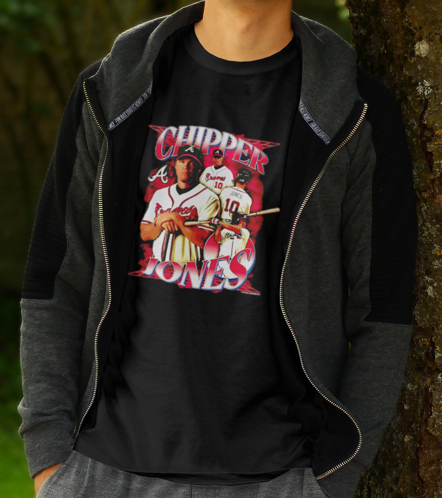 Chipper Jones Atlanta Braves Number 10 MLB Legend T-Shirt