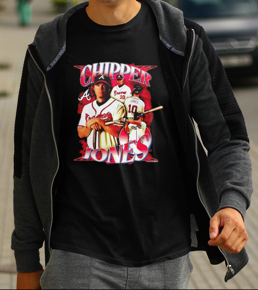 Chipper Jones Atlanta Braves Number 10 MLB Legend T-Shirt