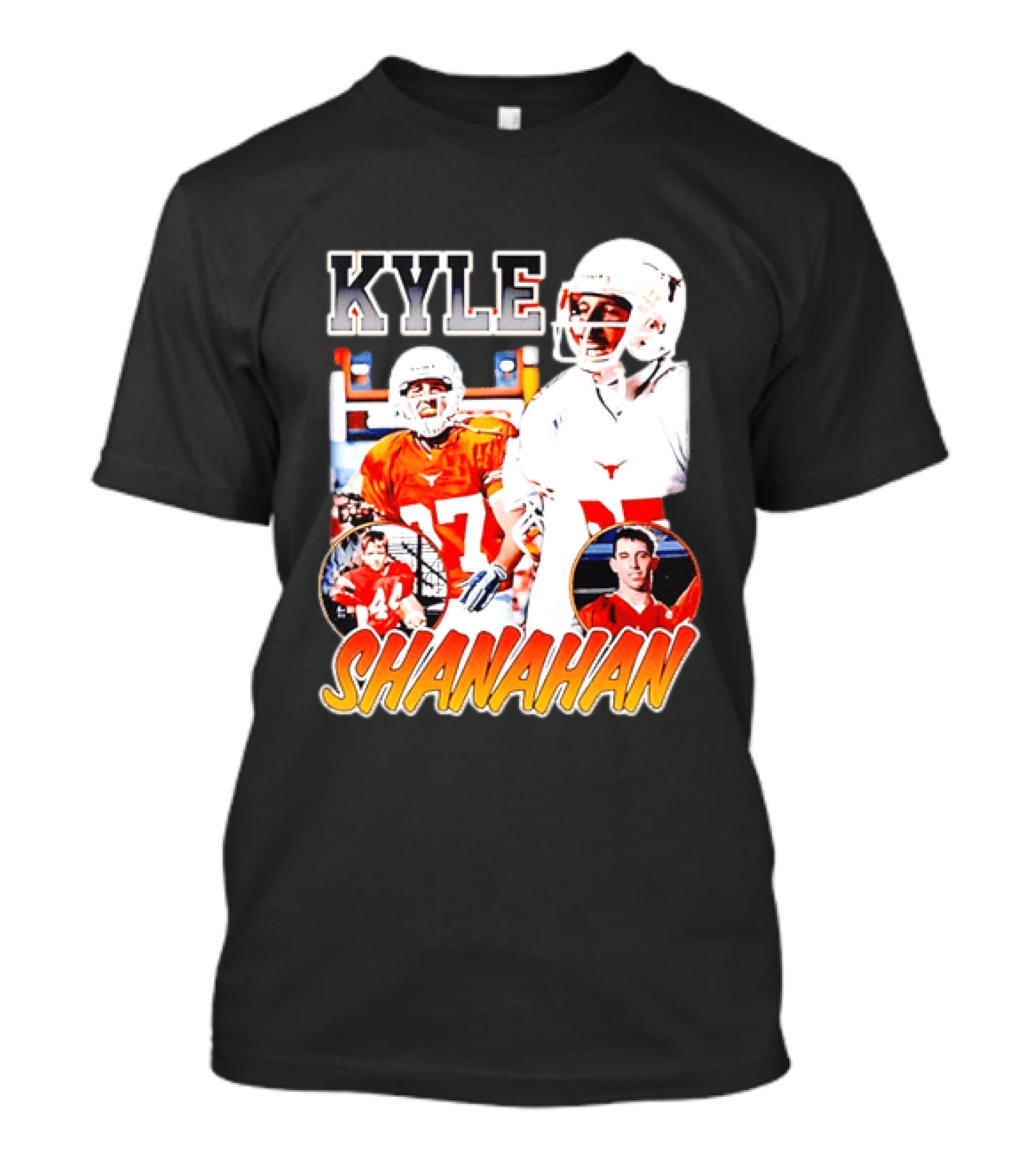 Kyle Shanahan Texas Longhorns Football Legend Player Number 17 T-Shirt