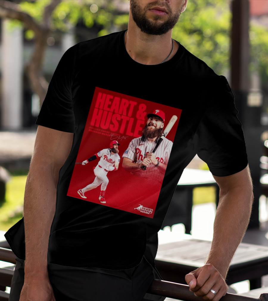 Philadelphia Phillies Heart & Hustle Award Winner Brandon Marsh T-Shirt
