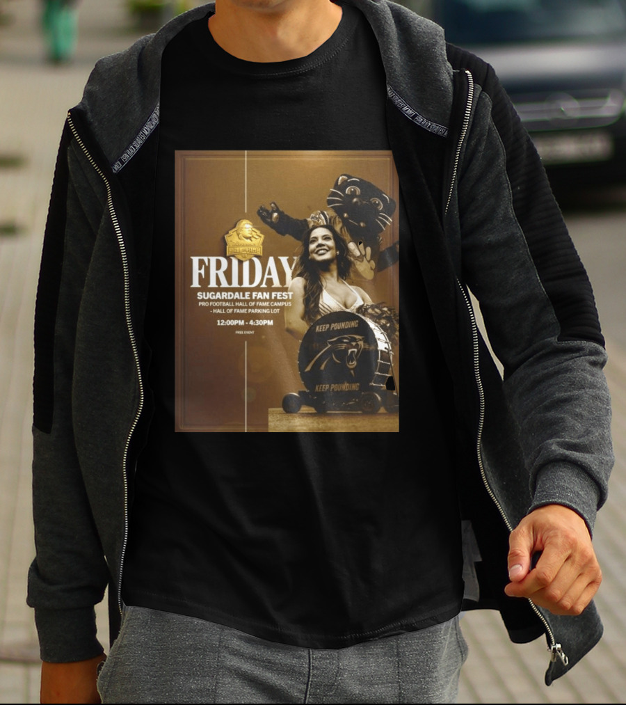 Friday Sugardale Fan Fest Pro Football Hall Of Fame Campus Keep Pounding Event 12PM 4:30PM Free Entry T-Shirt