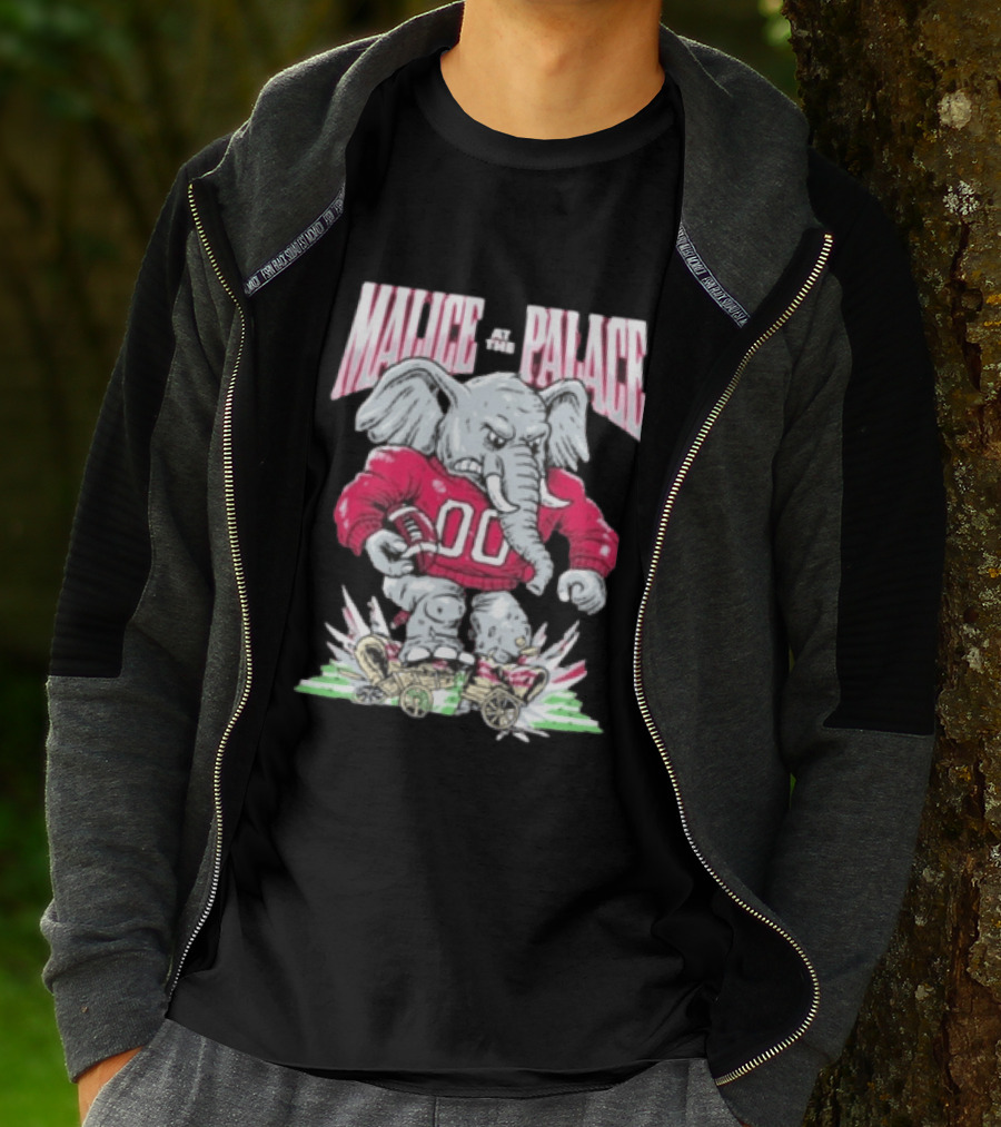 Alabama Crimson Tide Malice At The Palace Elephant 00 Beat Ou T-Shirt
