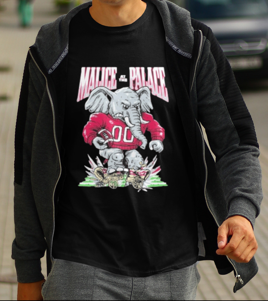Alabama Crimson Tide Malice At The Palace Elephant 00 Beat Ou T-Shirt
