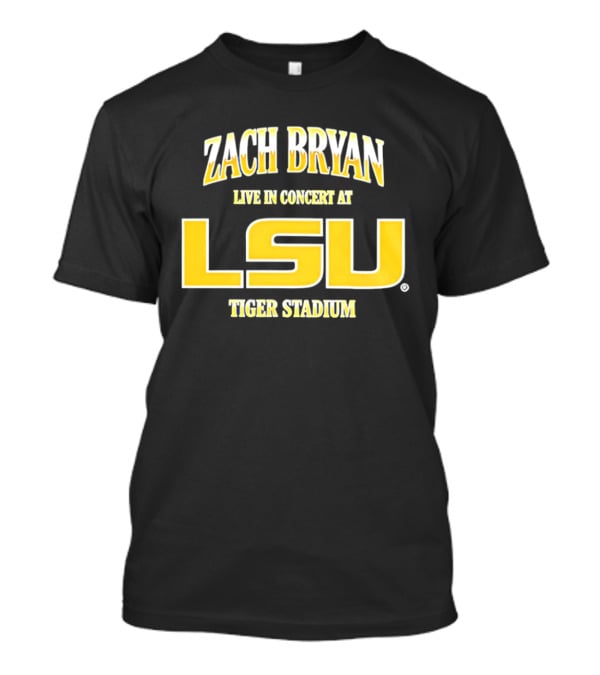 Zach Bryan Live In Concert At LSU Tiger Stadium T-Shirt
