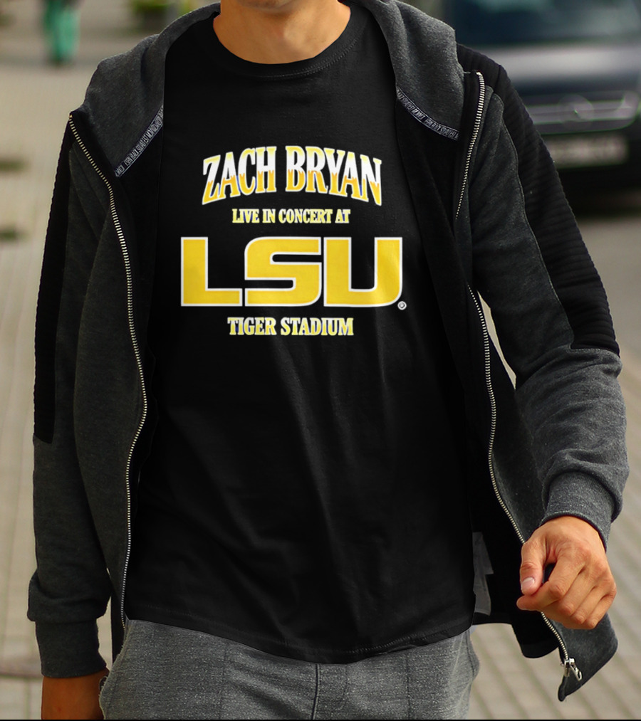 Zach Bryan Live In Concert At LSU Tiger Stadium T-Shirt