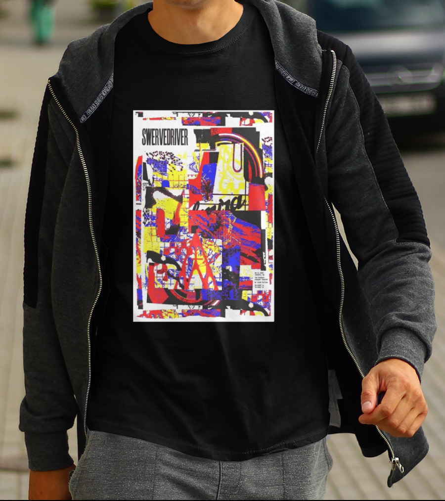 Swervedriver Phoenix Concert Theatre Toronto ON Aug 21 2026 Vibrant Abstract Collage T-Shirt
