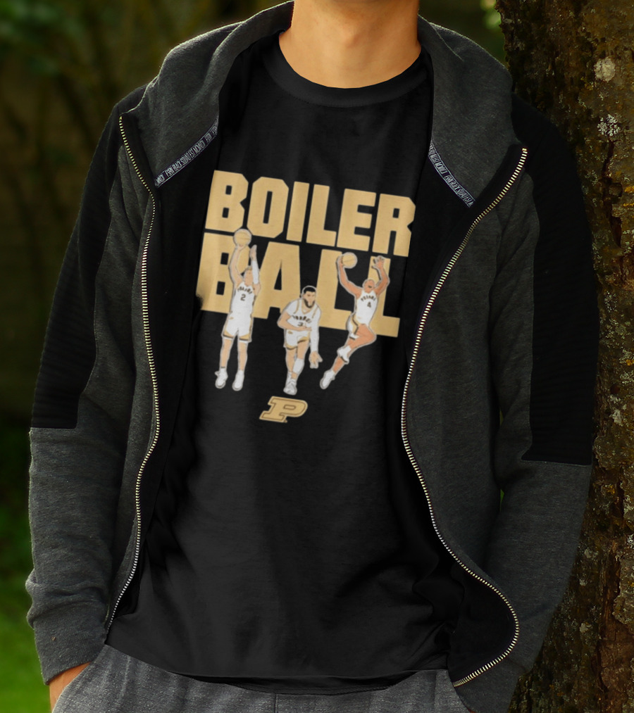 Braden Smith Fletcher Loyer Trey Kaufman Renn Purdue Basketball Boiler Ball T-Shirt