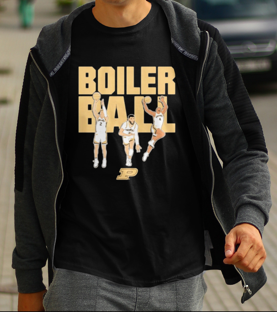 Braden Smith Fletcher Loyer Trey Kaufman Renn Purdue Basketball Boiler Ball T-Shirt