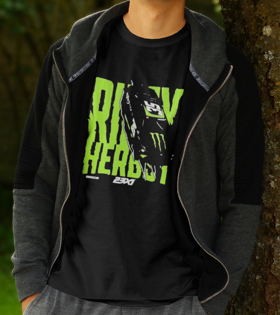 Riley Herbst 2023 23XI NASCAR Monster Energy Racing 98 T-Shirt