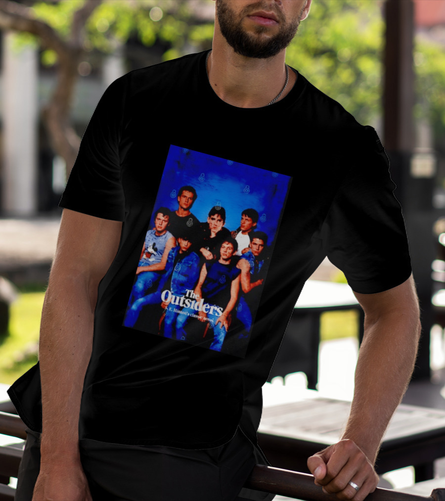 The Outsiders S E Hinton's Classic Novel Cover Group T-Shirt