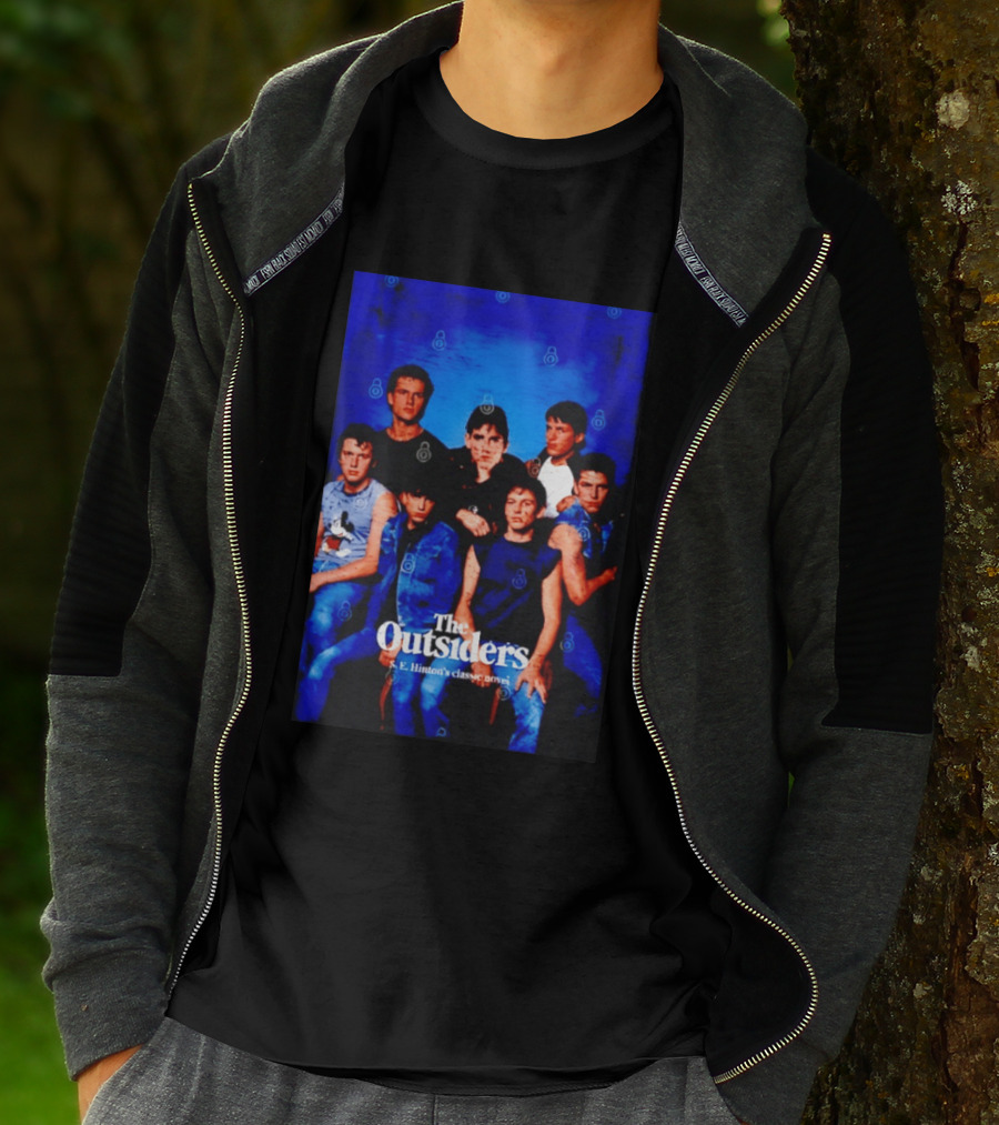 The Outsiders S E Hinton's Classic Novel Cover Group T-Shirt
