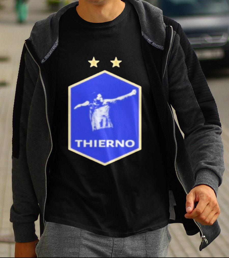 Thierno Barry Everton FC Two Stars Blue Crest T-Shirt