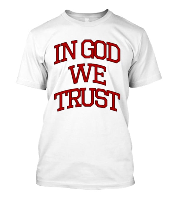 In God We Trust Bold Red T-Shirt
